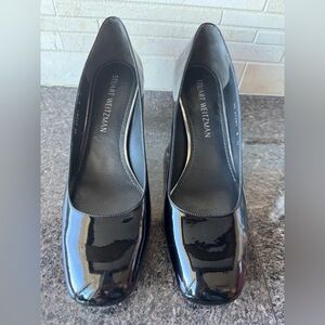 STUART WEITZMAN Black Patent Shoe